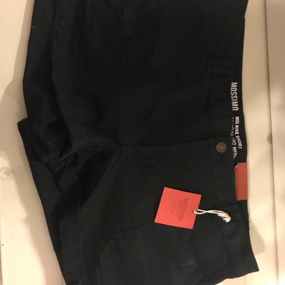 Mossimo black midi shorts